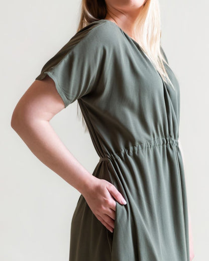 vicki dress - khaki