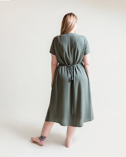vicki dress - khaki