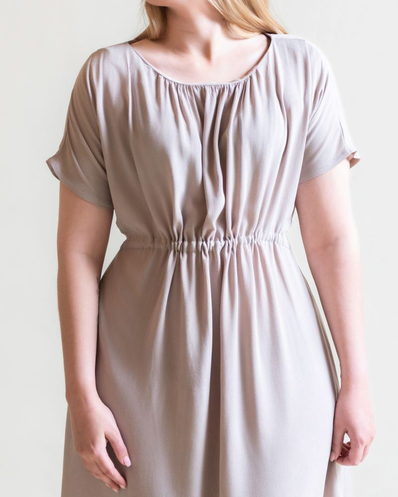 vicki dress - stone