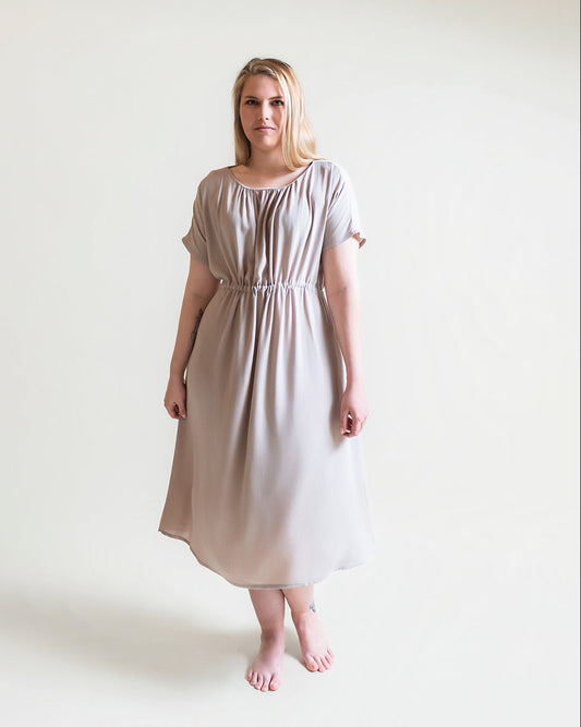 vicki dress - stone