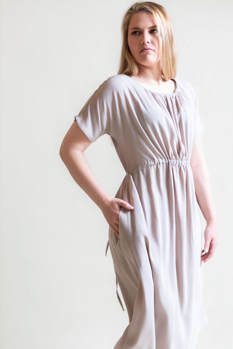 vicki dress - stone