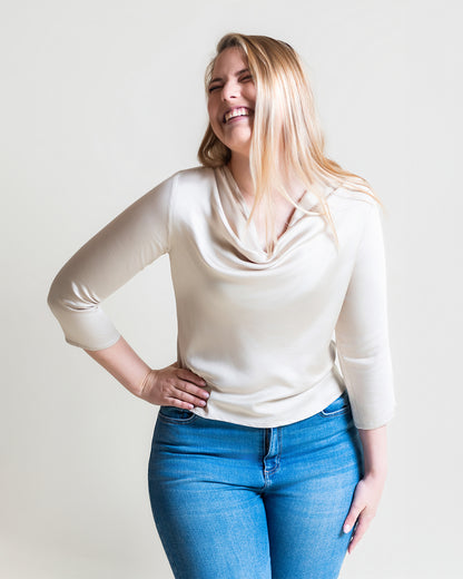 camilla top - champagne