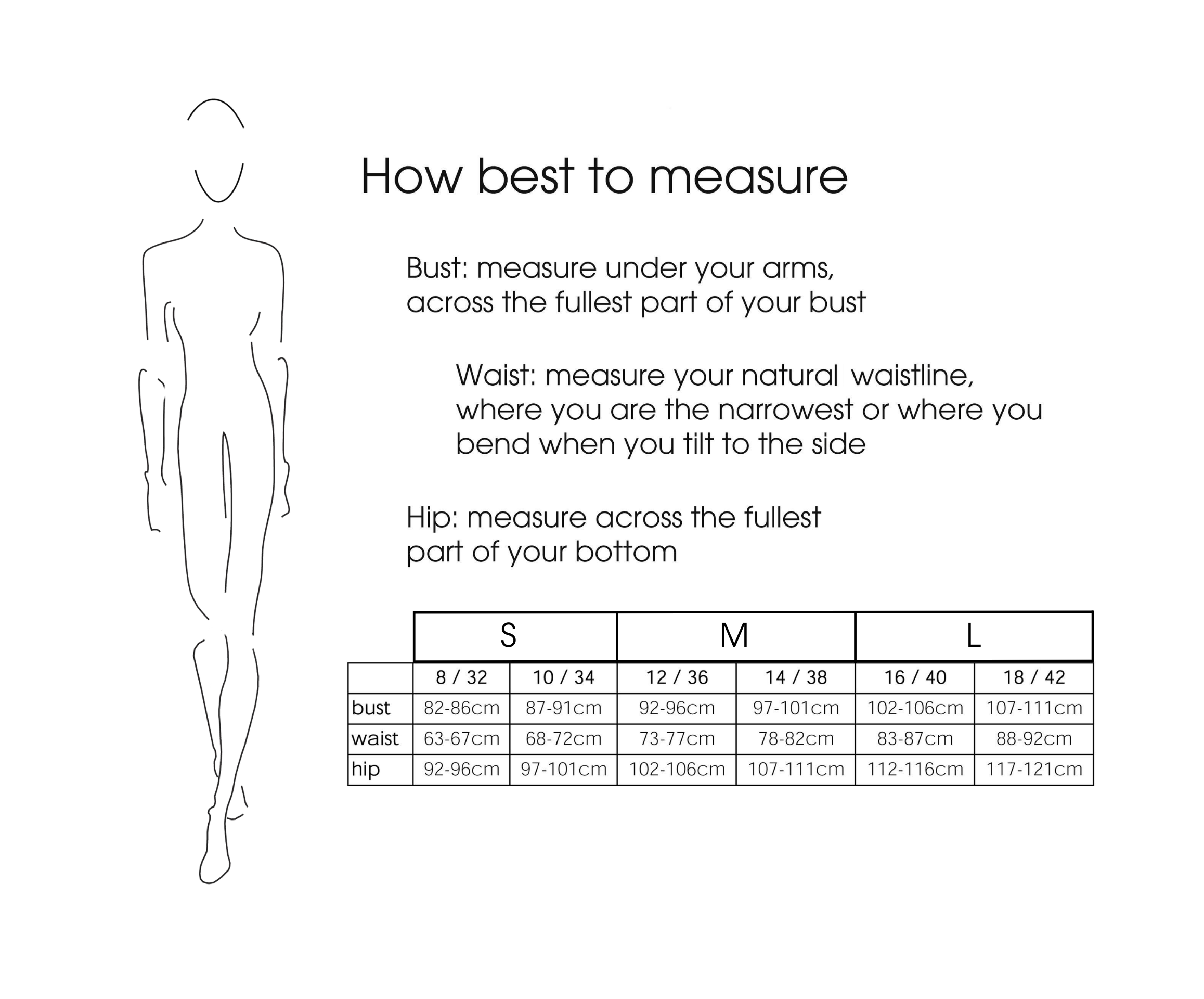 Sizing guide â LUNAR