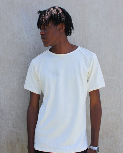 men's organic hemp T-shirt - cream