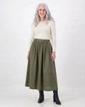 andile skirt - khaki green