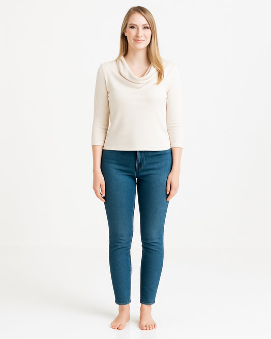 camilla top - eggshell