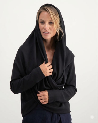 fiona wrap - black