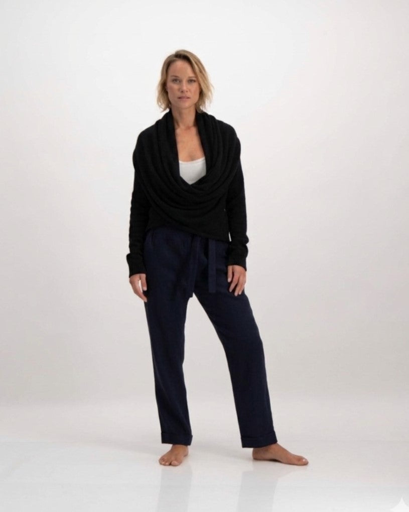 fiona wrap - black