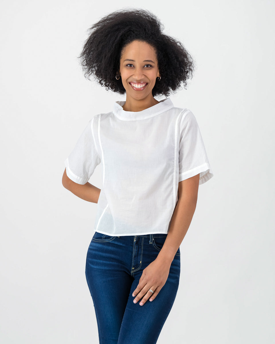 jacki top - white