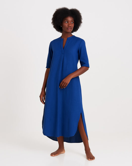 kurta dress - azure blue