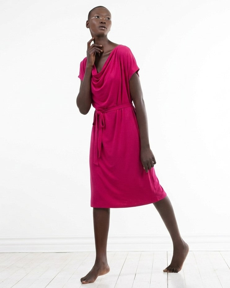 nandi dress - cerise pink