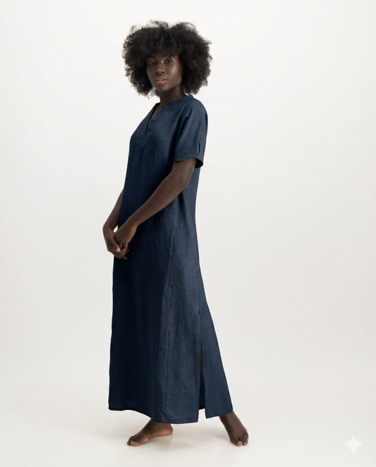 olivia dress - midnight blue