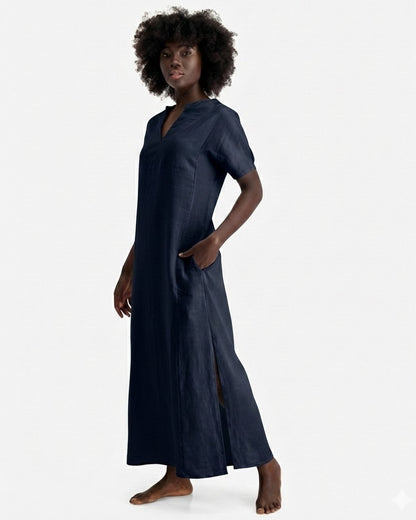 olivia dress - midnight blue