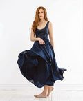 suzanna summer dress - navy