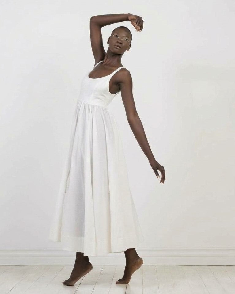 suzanna summer dress - white