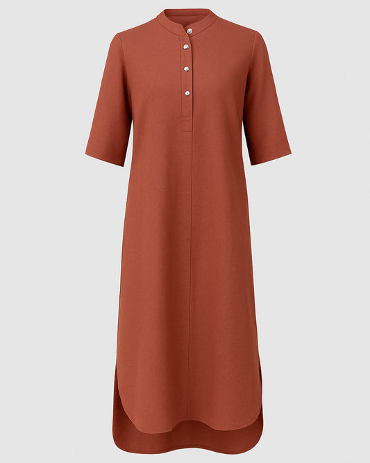 kurta dress - terracotta