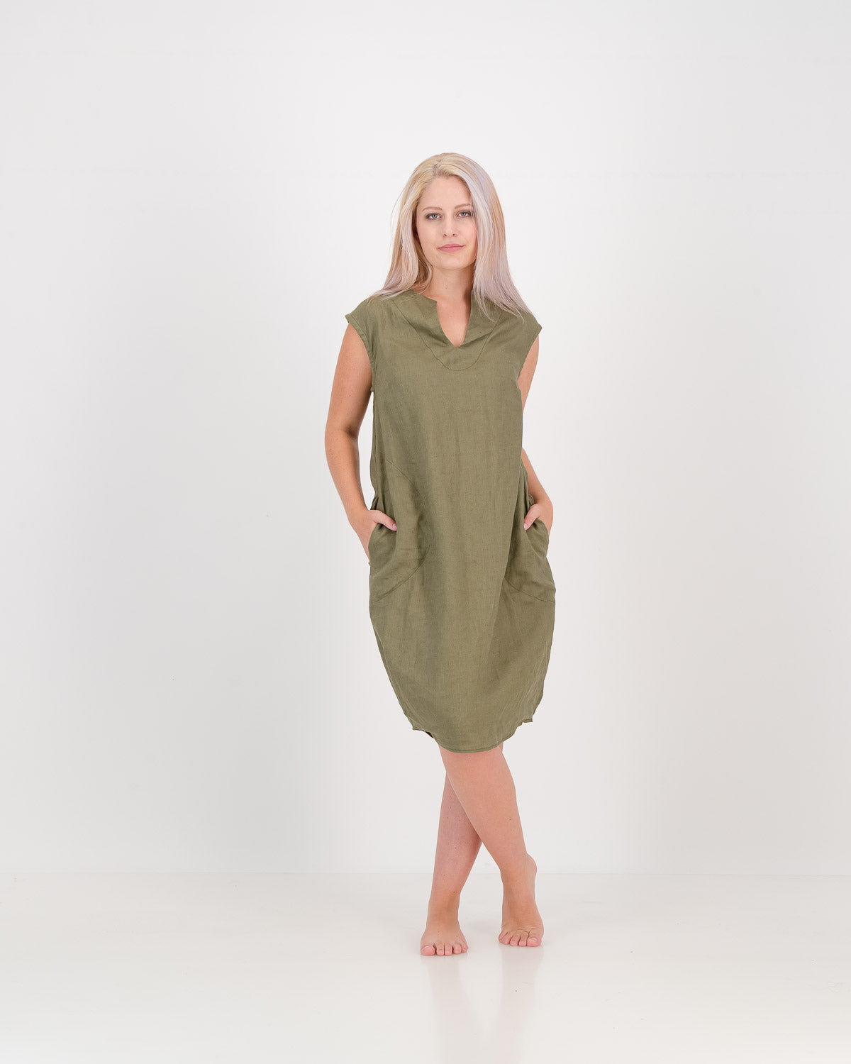 LUNAR clothing, olive steph dress, eco fashion, sustainable