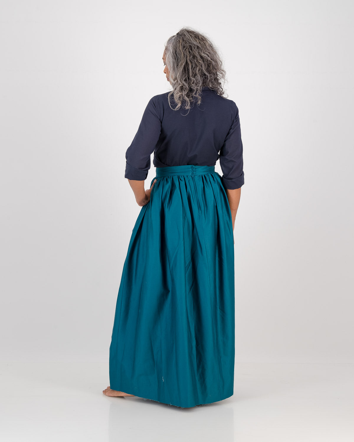 LUNAR clothing, Zinhle skirt - peacock, eco fashion, sustainable