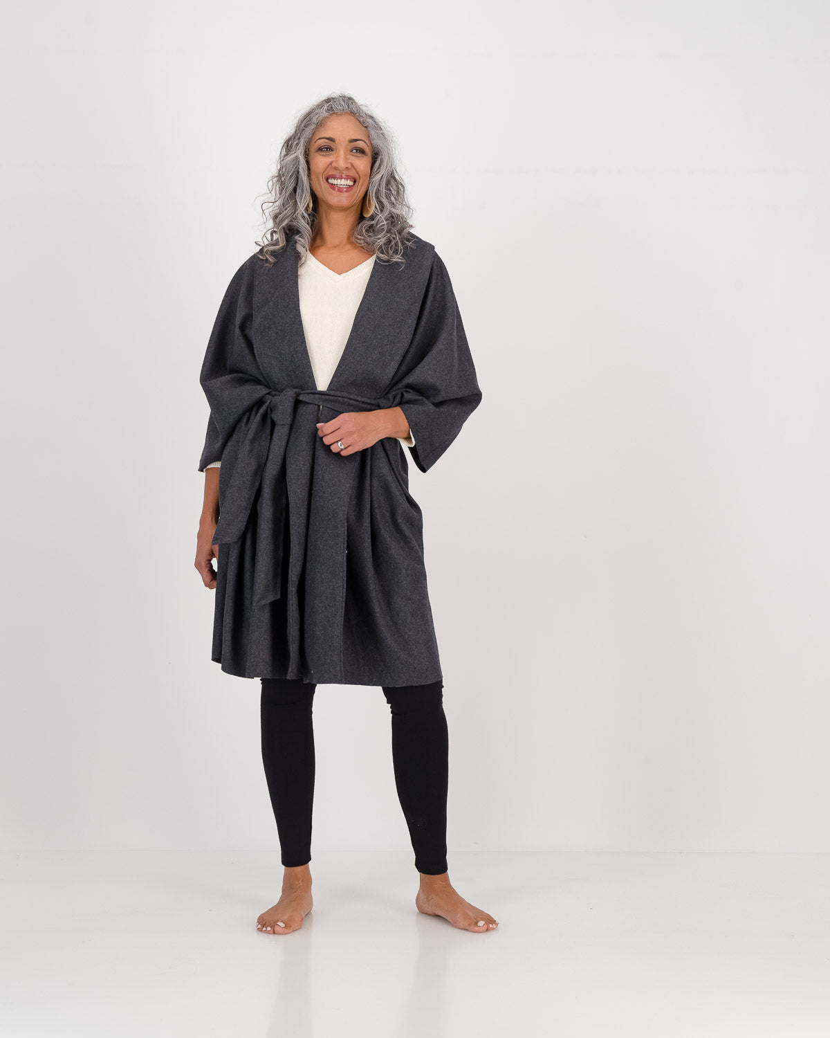 LUNAR, Cayla Cocoon Coat, eco fashion, sustainable