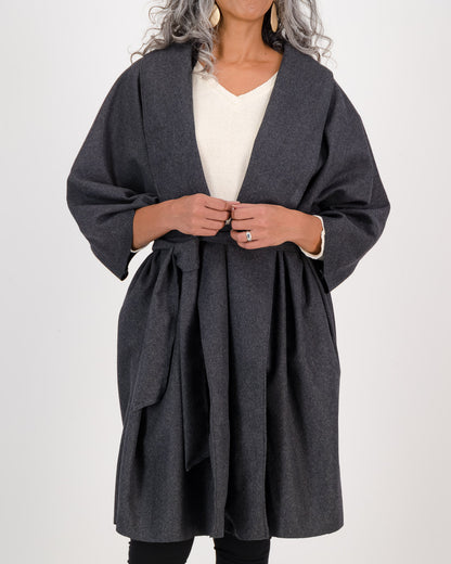 LUNAR, Cayla Cocoon Coat, eco fashion, sustainable