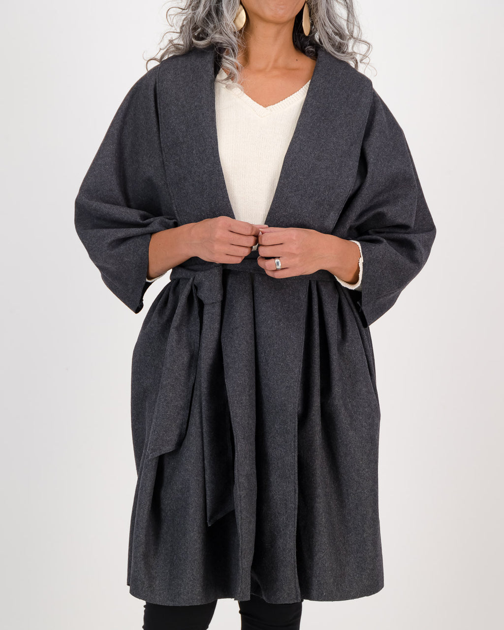 LUNAR, Cayla Cocoon Coat, eco fashion, sustainable