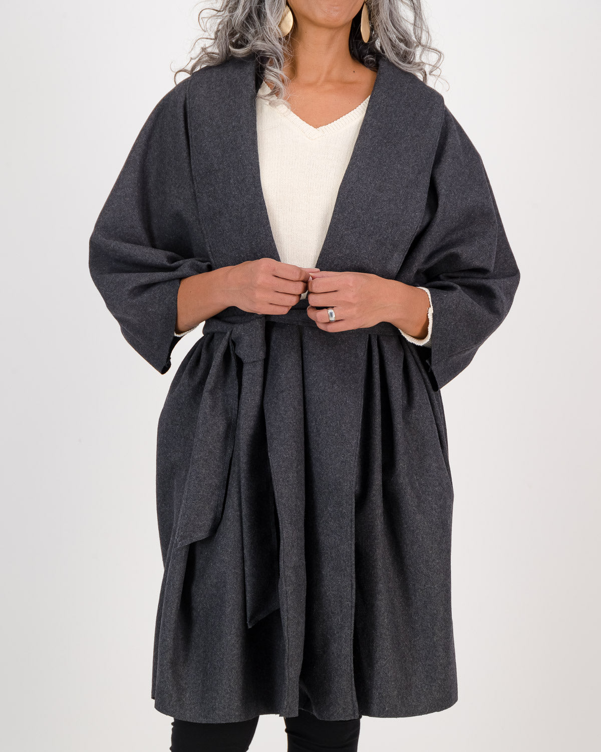 LUNAR, Cayla Cocoon Coat, eco fashion, sustainable