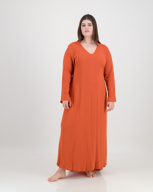 sasha dress - rust