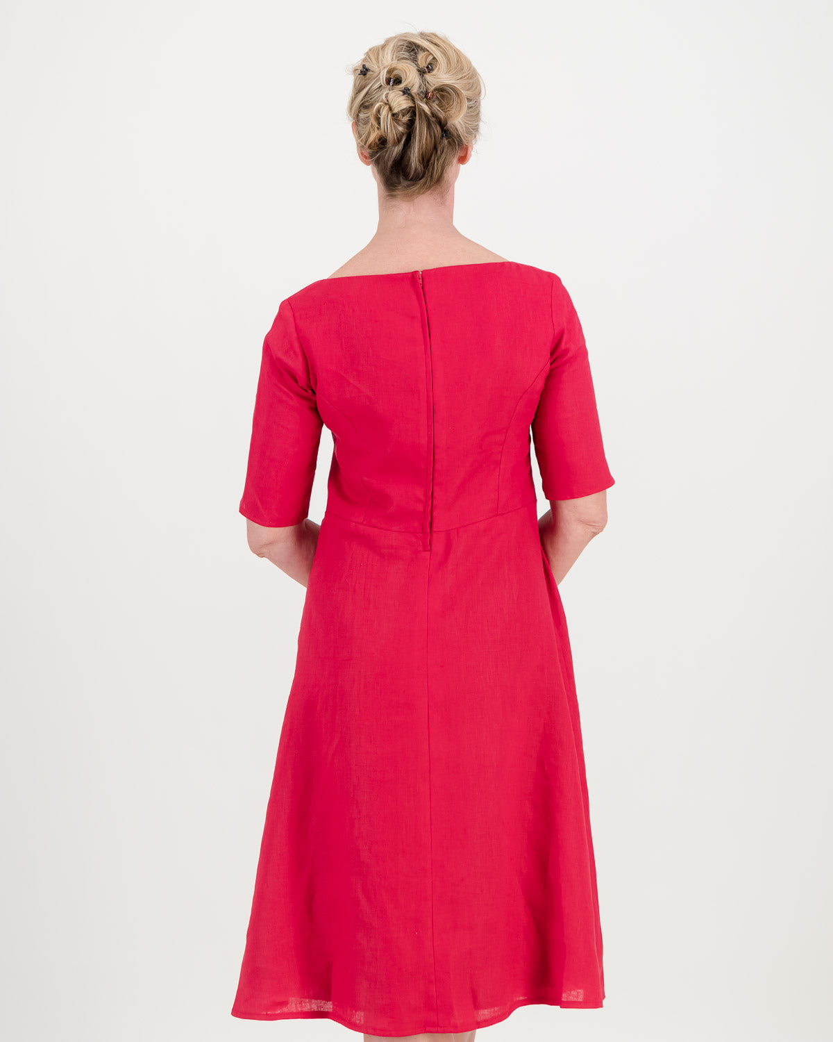 mila dress - red