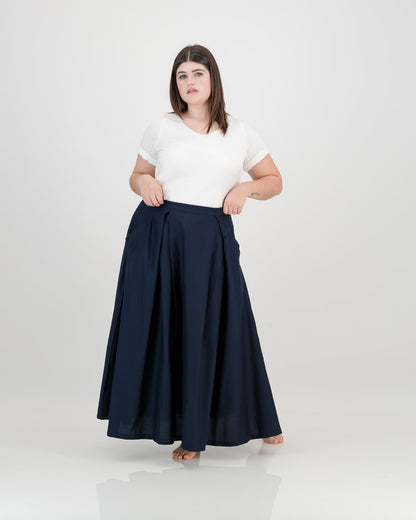 samurai skirt - navy